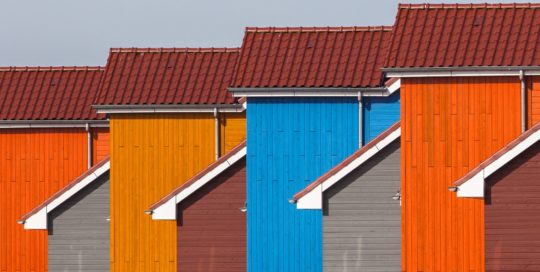 Detail of Colorful Houses