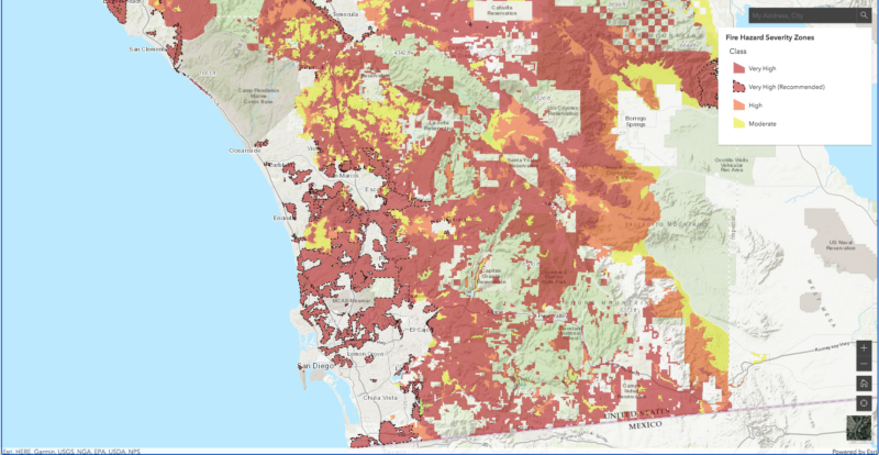 Maps of California Fire Zones - Screen Shot 2021 10 18 At 10.18.38 AM 800x414 