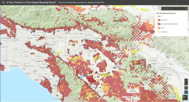 Maps of California Fire Zones: Is Your Street Affected Under SB 9 ...