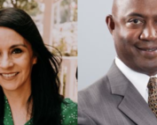 Jovita Mendoza and John W. Heath, of the Our Neighborhood Voices Initiative in 2022